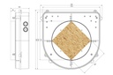 Caja para empotrar Loxone Speaker