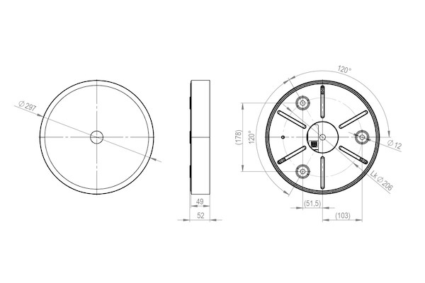 Plafón LED RGBW Tree