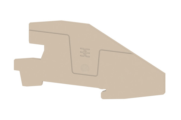 End cover for terminal of 2 + ground of Weidmüller AEP ITB (20 Uds.)