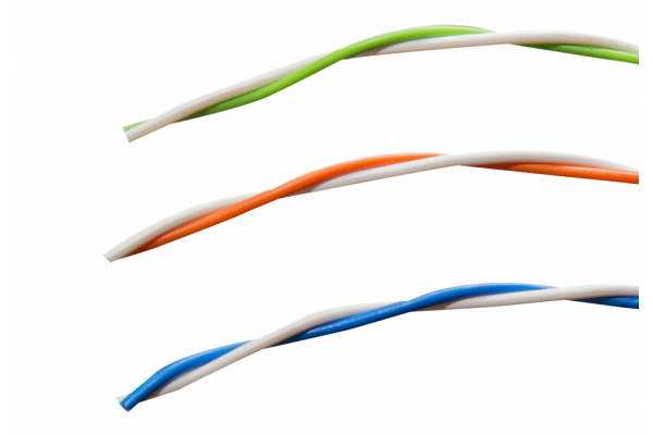 Bridge cable orange / white