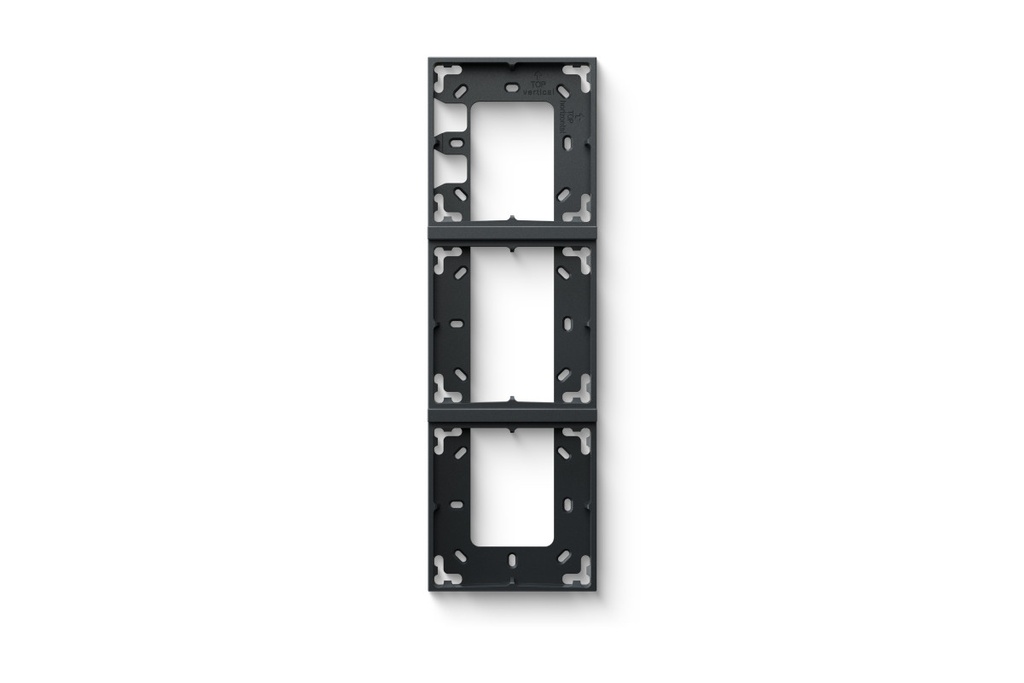 Triple mounting frame. For Intercom, NFC Code Touch (Gen. 2), and Touch Pure Flex