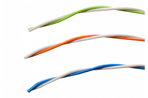 [LX-200301] Cable ponts taronja / blanc